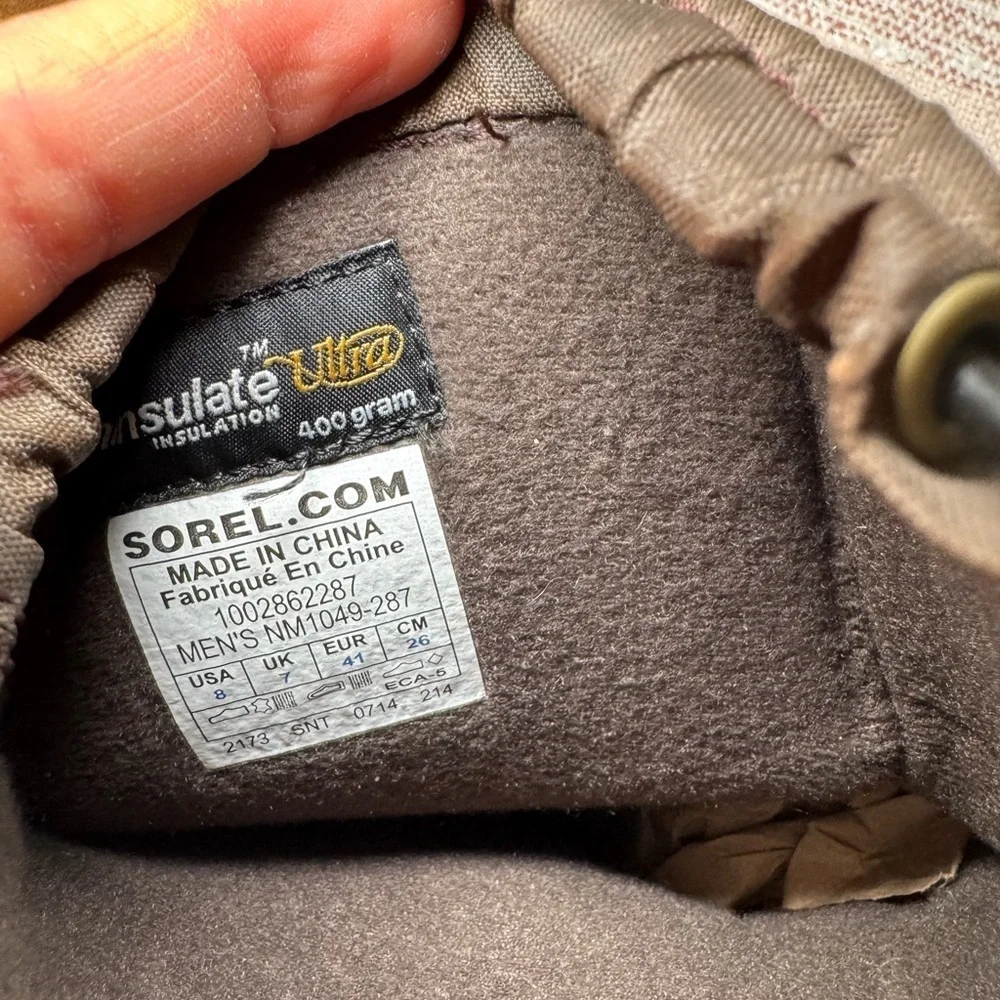 Sorel Men's Conquest 400 Gram Winter Boot.